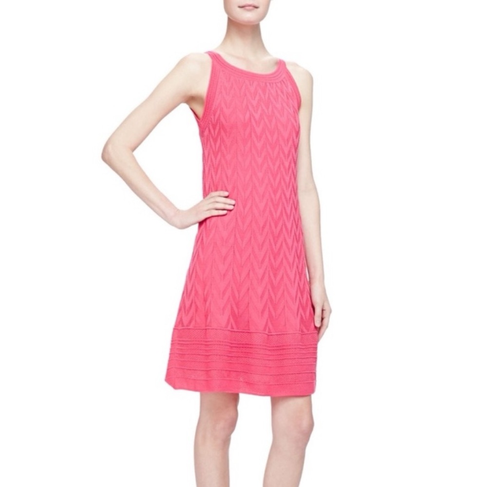 Missoni - Bright Pink Knit Tank Dress sz it 38 - Picture 4 of 6